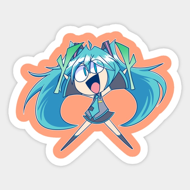 Miku Time Sticker by ChrisCrossCrunch